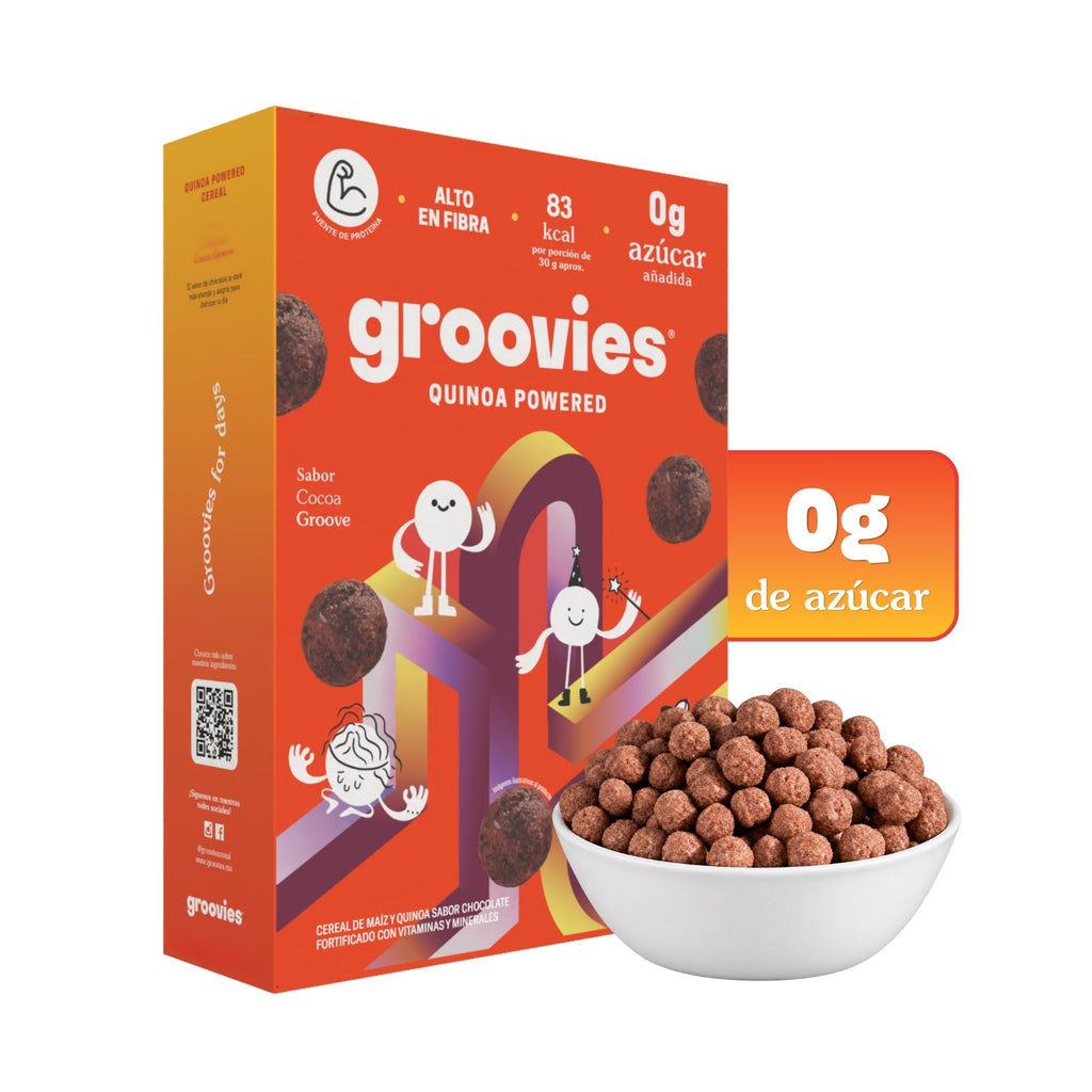 Caja de Groovies Cocoa Groove sabor chocolate