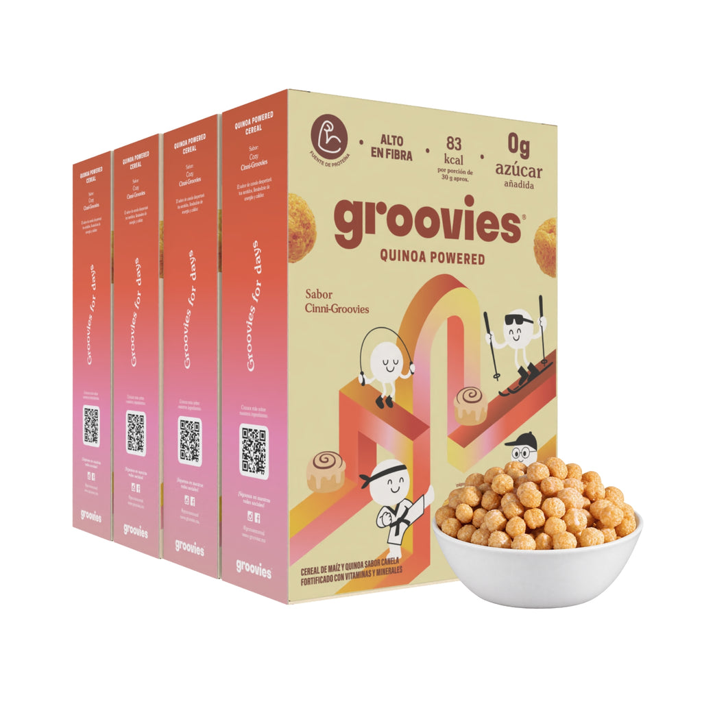 Pack de 4 cajas Cinni-Groovies