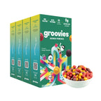 Pack de 4 cajas Groovies Tropical Frooty