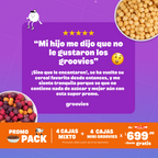 4 Pack Mixto + 4 Mini Groovies