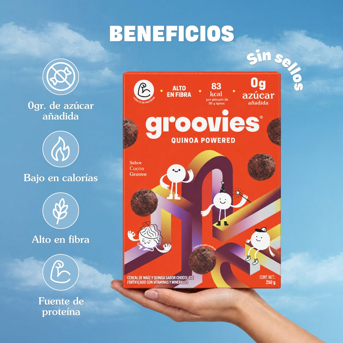 Groovies Cocoa Groove: beneficios