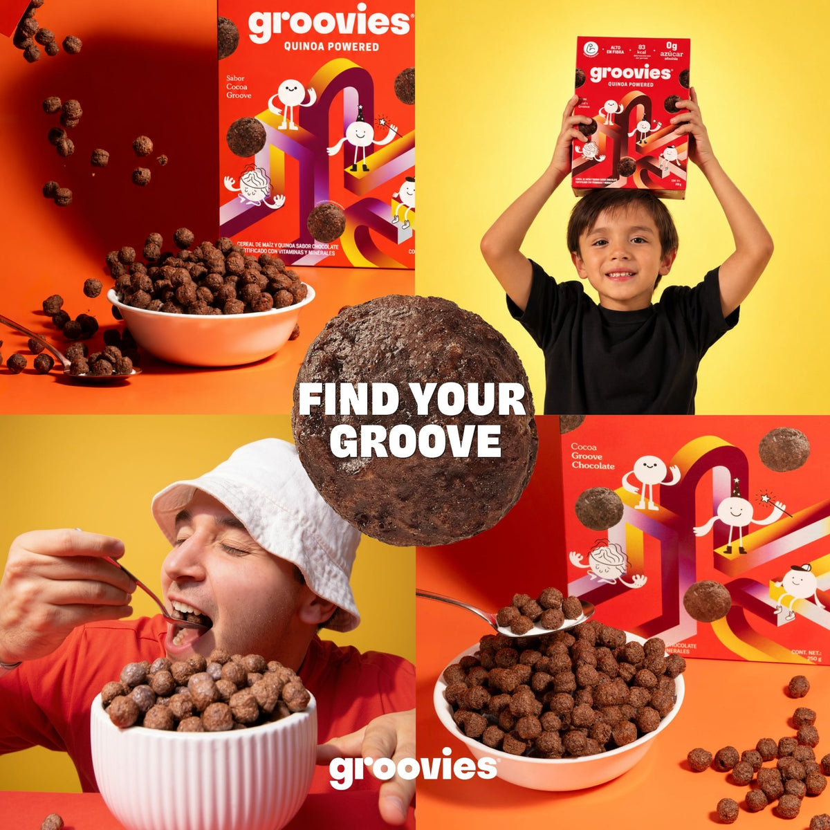 Familias disfrutando Groovies Cocoa Groove