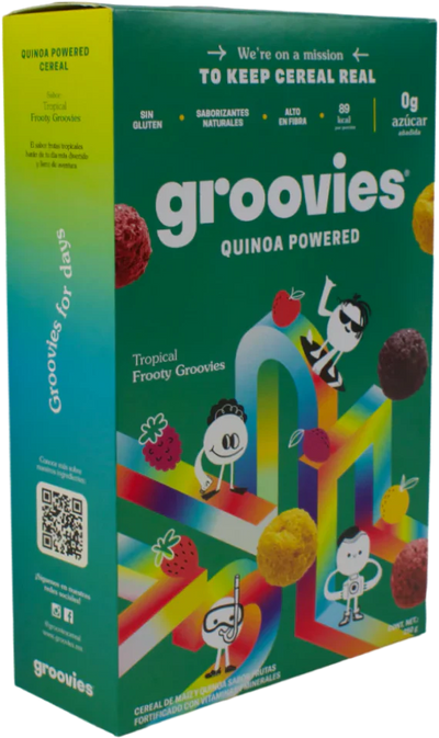 Caja de cereal Groovies sabor 1 PACK FROOTY