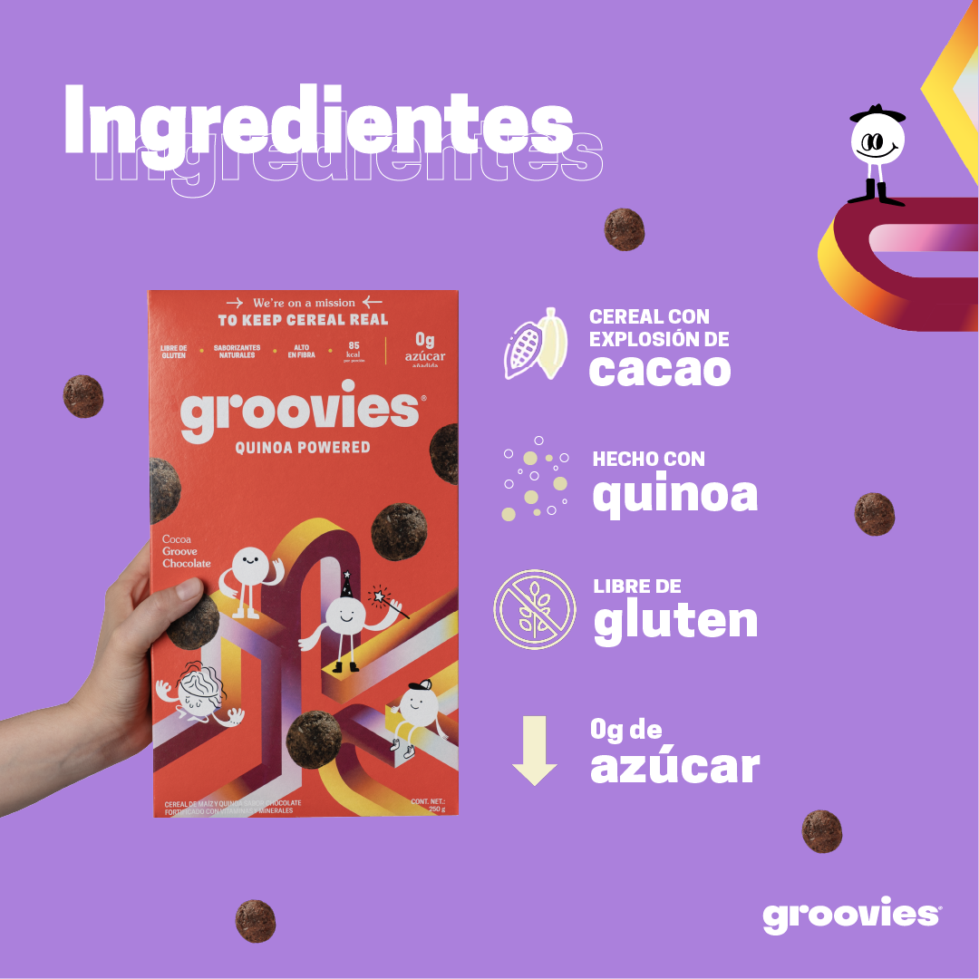 12 PACK GROOVIES MIXTO Chocolate y Vainilla